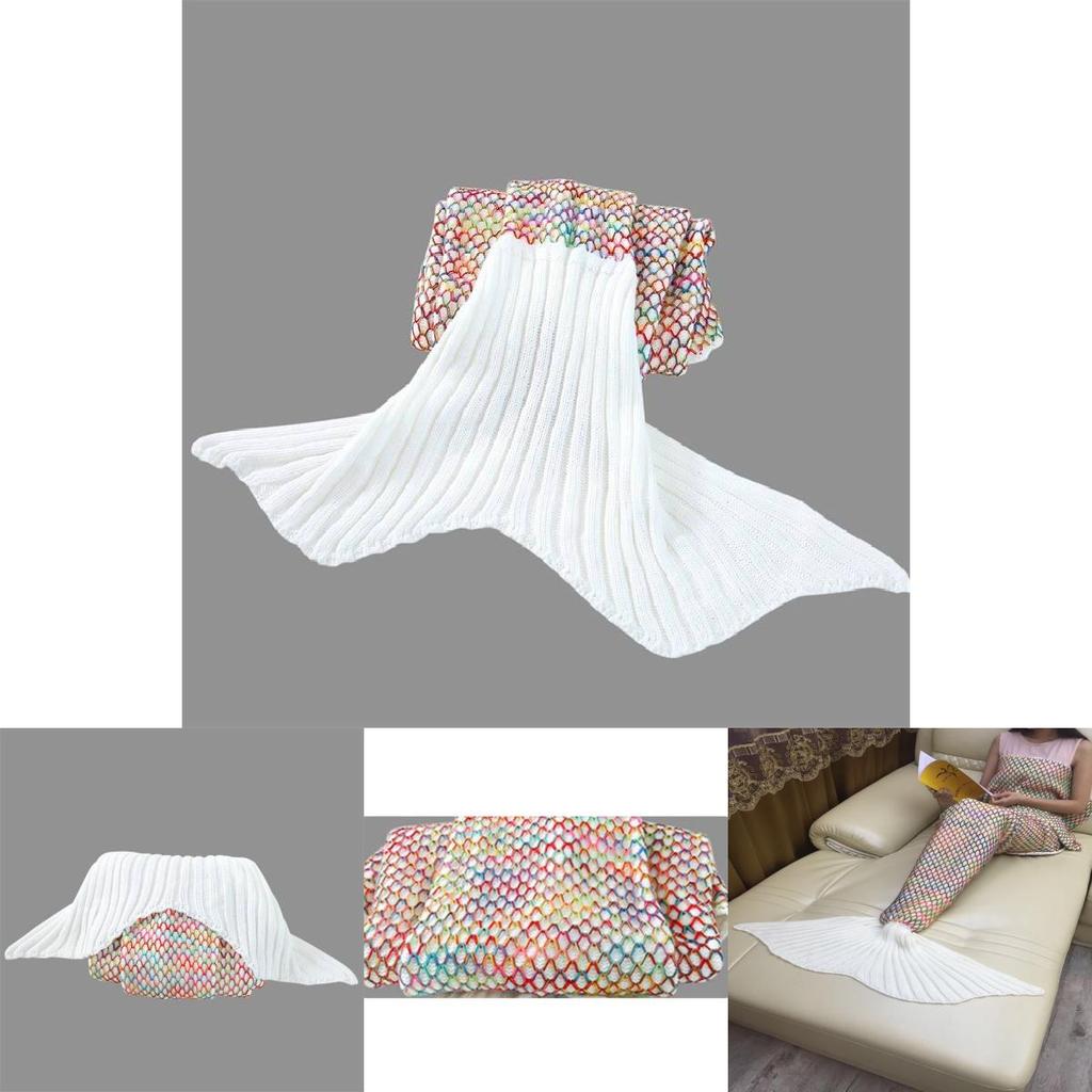 Mermaid Tail Blanket For Children And Adults With Soft Fleece Fabric Ideal For Home And Office Use