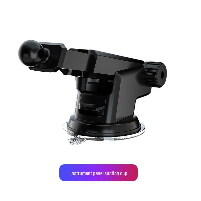 Universal Car Phone Holder: Suction Cup, Vent Clip, Adhesive Tripod for Flat Surfaces