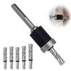 Split-type Detachable Depth Stop Sharp Hexagonal Interface Split-Design Drill Bit Anti-Vibration Easy To Install