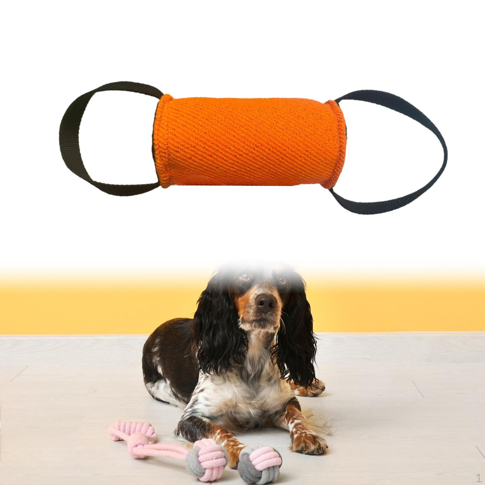 

Игрушка для укуса собаки Перетягивание жевательных игрушек Принадлежности для дрессировки щенков Перетягивание оранжевый