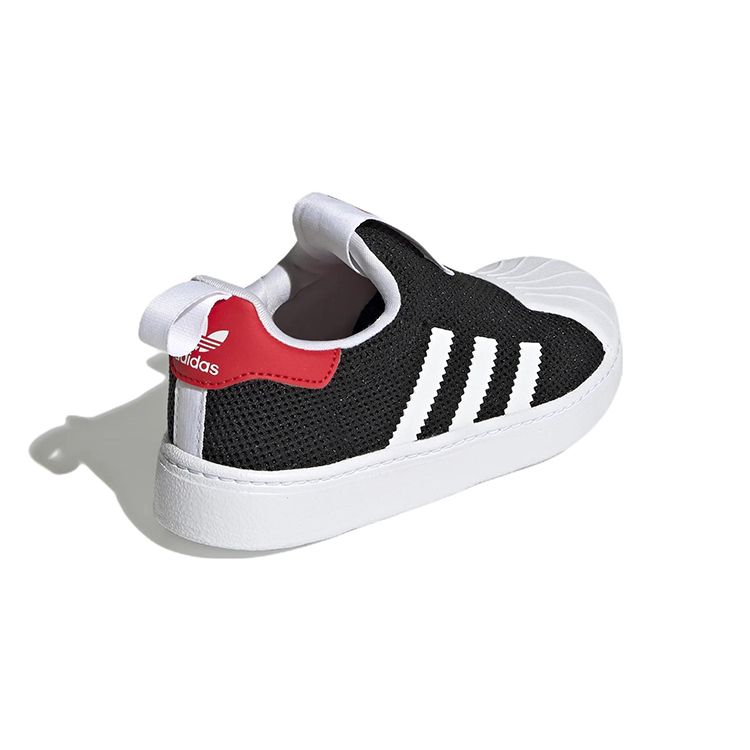 Adidas Superstar 360 C Black Vivid Red Kids Sneakers Core-Black Cloud-White GZ5033