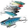5Pcs/10Pcs Pre-Rigged Soft Fishing Lures Kit Jig Head Fork Tail Swimbaits for Bass Trout Crappie Saltwater Freshwater Fishing