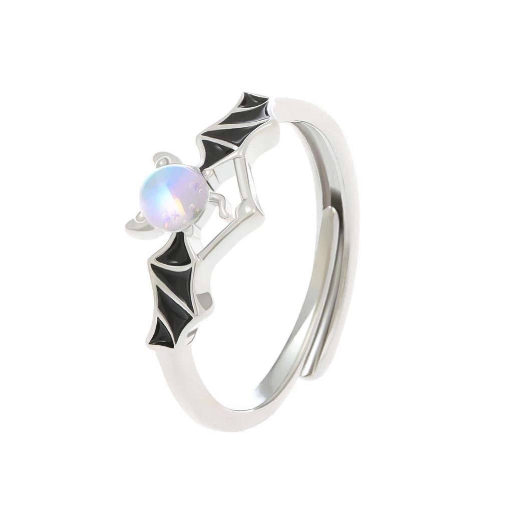 Double-Layer Zircon Love Flower Ring - Adjustable, Luxury Japanese & Korean Design