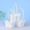 1Pcs Rattan Woven Exquisite Pastoral Style Portable Flower Basket