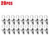 60/10Pcs Stainless Steel Curtain Clips With Hooks Heavy Duty Hanging Clamps Window Curtain Hook Clips For Home Decoration Crafts