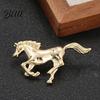 Horse Pin Brooch Exuding Elegance Power Bold Sophisticated Design Retro