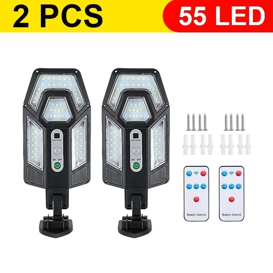 Solar LED Lights Outdoor Solar Lights Of Motion Sensor 3 Modes Waterproof IP65 Solar Garden Light Street Yard Lantern