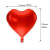 23Pcs Red Balloons Set Love Heart Foil Balloon Wedding Red Artificial Petals Romantic Night Valentine Day Party Decoration