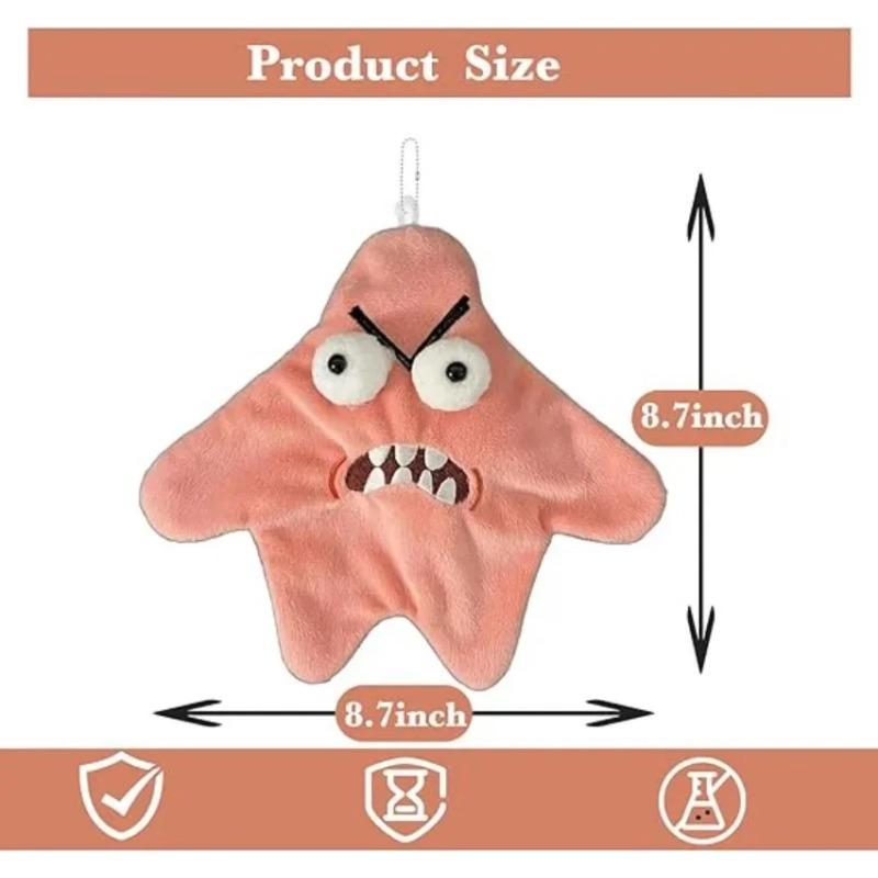 Ciondolo Stella Marina Arrabbiata Ballerina Decorazione Borsa Danzante Ricaricabile USB Giocattolo Spettrale Ballerino Portachiavi Ciondolo Chiave Auto Ciondolo Borsa