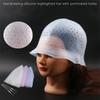 Silicone Highlighting Cap for Hair Coloring - Pre-Punched Holes, Reusable & Durable Hair Dye Tool for Balayage & Hair Treatment (Home/Salon Use)