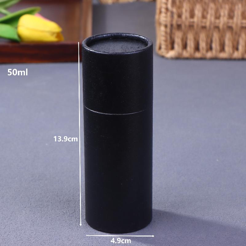 1 Pcs Copperplate Paper Tube Box Paper Gift Packaging Round Cylinder Oil Bottle Package Cardboard Tube For Essential Oil Perfume