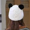 Korea Cute Bear Ears Knit Cap Autumn and Winter Warm Cute Bear Ear Earflap Hat Beanies Cap Warm Thick Winter Hat Cycling Ski Pullover Cap