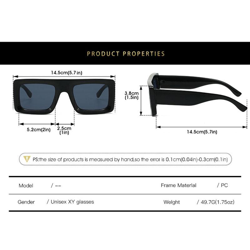 Classic Fashion Square Sunglasses For Men Women Luxury Brand Designer Vintage Popular Travel Outdoor Driving Sun Glasses Uv400