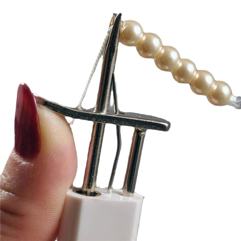 Bead Knotting Tool Create Secure Knots Pearl Jewelry Making Tool For DIY Jewelry Pearl Stringing Beading Tools Red Durable
