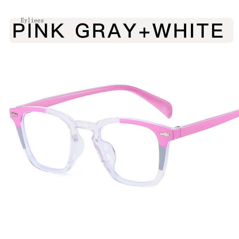 Anti Blue Light Vintage Square Glasses Women For Men Premium Brand Designer Sunglasses Prescription Rainbow Eyewear Optical Frame