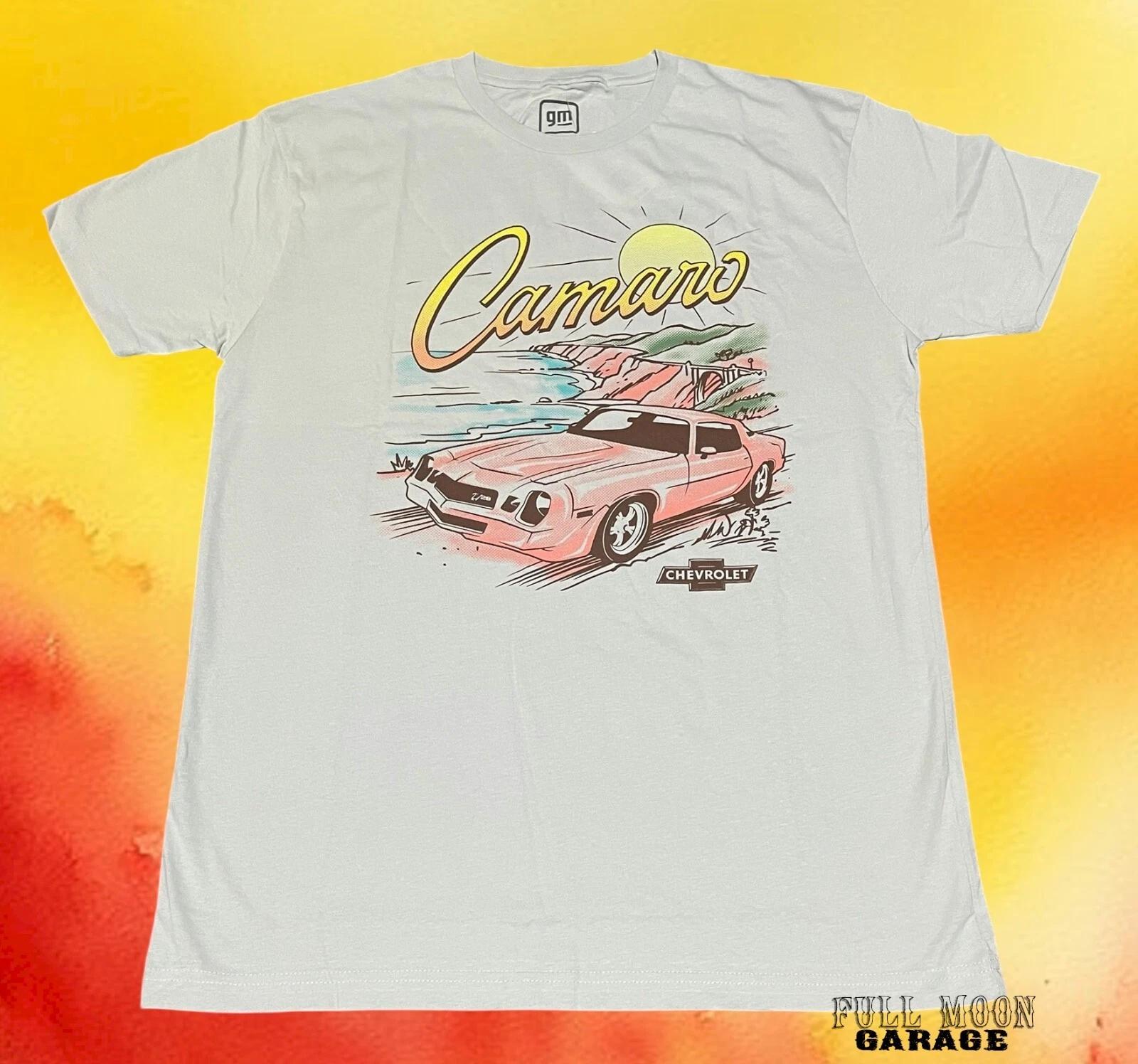 New Chevy Chevrolet SS Camaro Classic 70s Men s Vintage Throwback T-Shirt 4XL