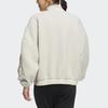 adidas Solid Color Zip Stripe Casual Jacket Women Outerwear Alum-Earth-Brown HM7456