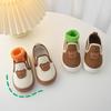 Children Canvas Shoes Girls Cute Cartoon Bear Print Casual Shoes Boys Slipon Soft Sole Sneakers Size