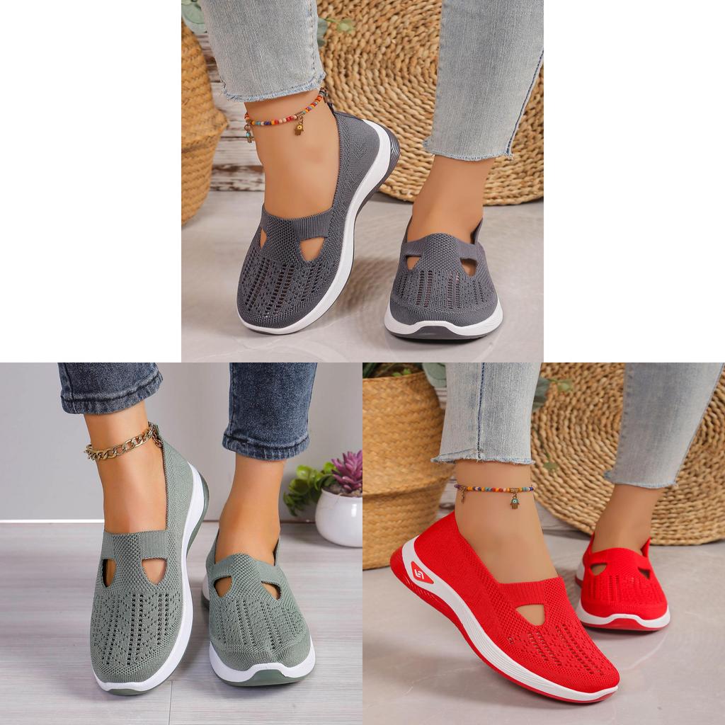 Casual Womens Breathable Mesh Slipon Shoes For Summer Comfort And Walking