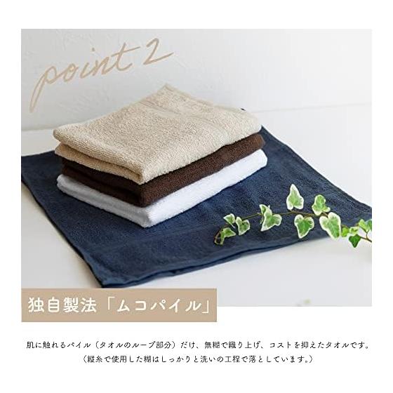 Senshu Towel Face Towel, Thin (180 Momme), Made in Japan, 100% Cotton, Water Absorbent, Quick Drying, Commercial Use, Set of 10 Same Colors, Black