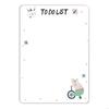 62KD Refrigerator Magnet Notepad Flexible Message Reminder Memo Board