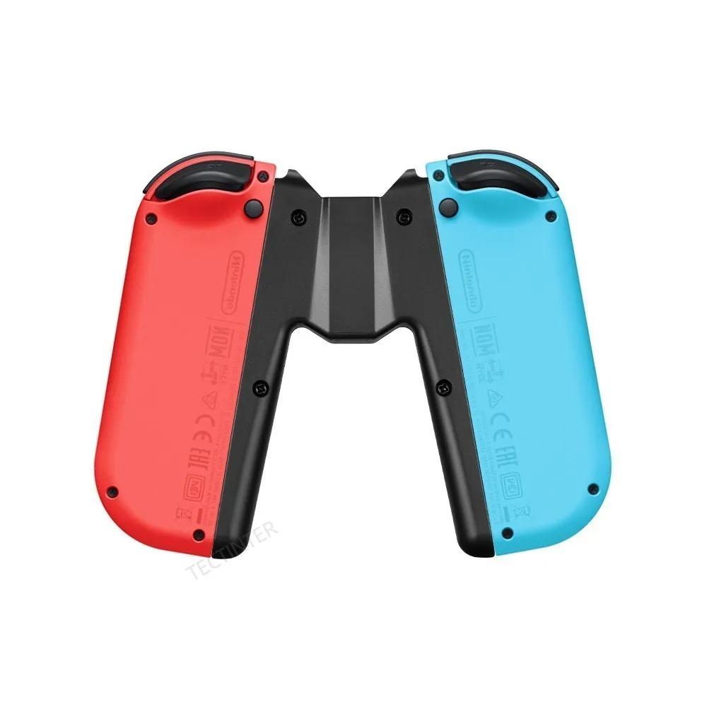 Charger Grip for Nintendo Switch/Oled Joypad Controller Gamepad Type-C Charging Stand with LED Indicator for Switch Accessories