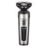 Smart LCD Electric Shaver, Washable Rotary 3-Blade Head, 360° Coverage, USB Charging