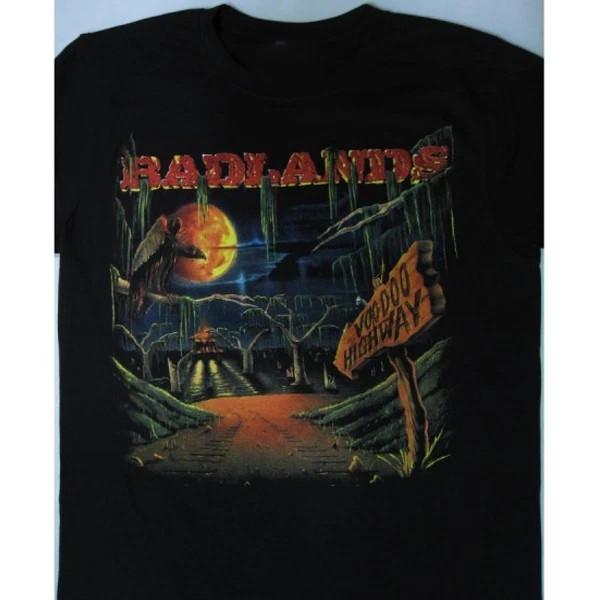 Voo Doo Highway BADLANDS Classic Heavy Rock Tee Full Size Range Men VA585 S