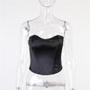 Fashion Outwear Sexy Bandeau Tube Top Short Vest Female Corset Crop Tube Tank Top Women