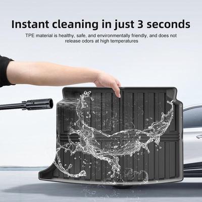 Dedicated Dirt-Resistant, Waterproof Trunk Mat for 2023-2024 MG MG4 - Eco-Friendly TPE Material