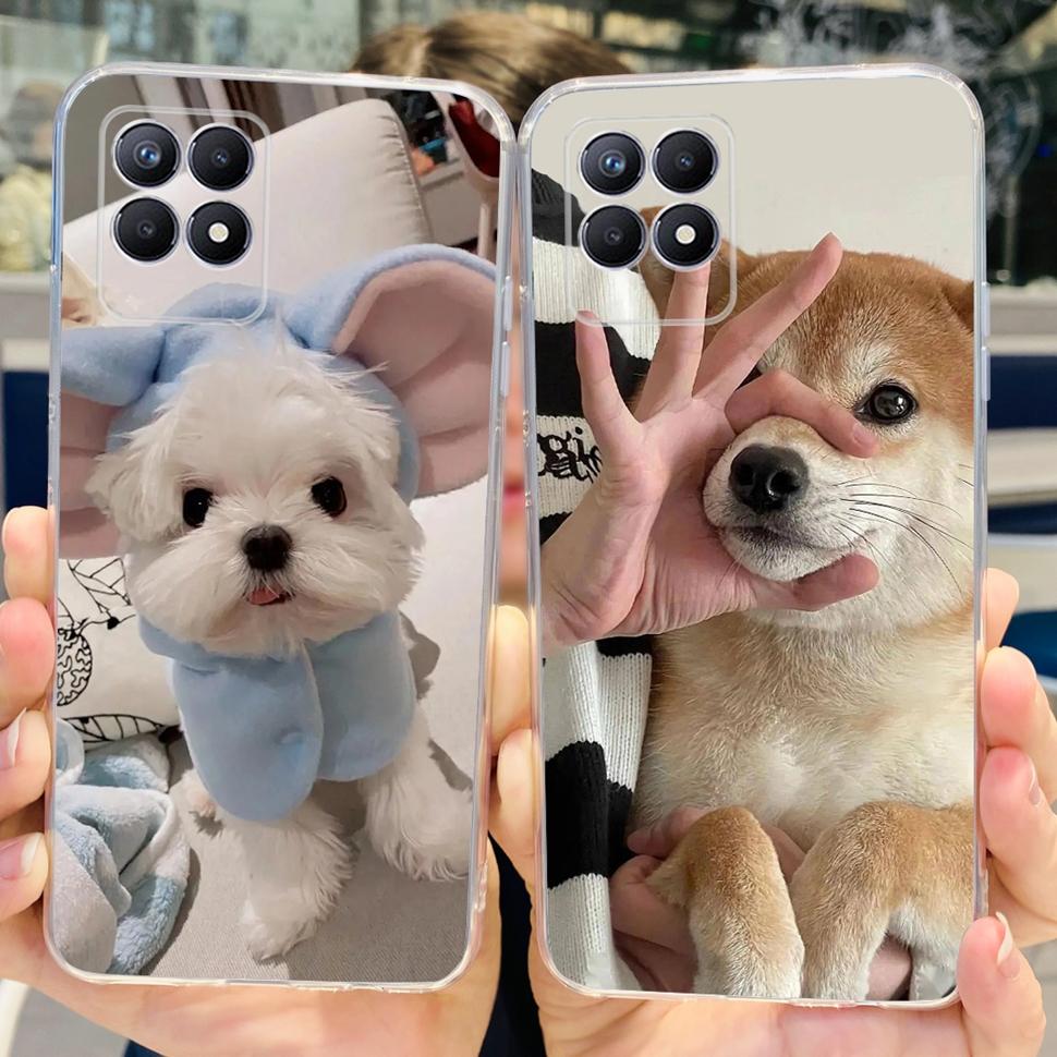 For Realme 8i Case Realme8i RMX3151 Cute Panda Cartoon Cover Soft Silicone Case For Oppo Realme Narzo 50 Narzo50  Fundas Capa