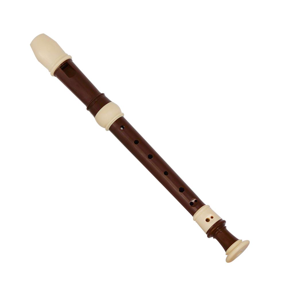 IRIN ABS Descant Recorder 8 Hole Baroque   Recorders Instrument Detachable with Finger Rest and Carrying Bag Classroom Wind Musical Instruments Co