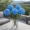 Long Branch 3D Printed Dahlia Realistic Real Touch Artificial Dahlia Branch Large Flower Faux Wedding Floral Bedroom Decor