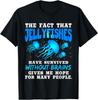 Lustiger Quallen Fakten Spruch Quallenliebhaber Spruch Geschenk Unisex T-Shirt