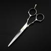 5.5" Silver Leopard Hairdressing Scissors Set - Straight & Thinning Shears