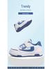 New Boys' Non-Slip Breathable Skate Shoes - Lightweight, Casual White Leather for Spring and Autumn