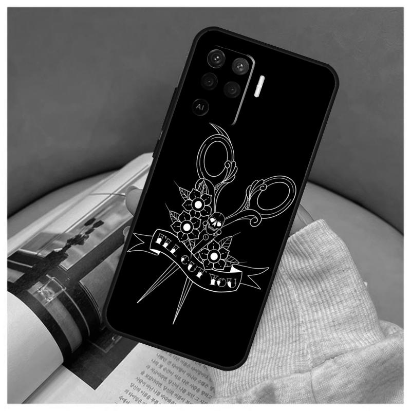 Hair Stylist Hairdresser Case For Oppo A16 A76 A96 A60 A98 A58 A78 A18 A38 A80 A40 A77 A57 A17 A74 A54 A94 A15 A5 Pro