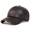 Unisex JAMONT Label Leather Baseball Caps Spring Autumn Outdoor Adjustable Casual Hats Dad Hat Sunscreen Hat