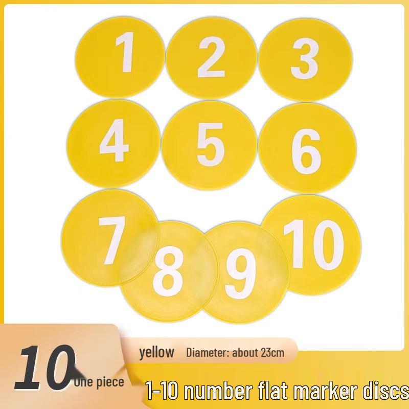 Number Logo Sensory Integration Training Disc Mat for Basketball & Football