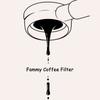 51mm Size Coffee Filter Paper Puck Screen Circular Shape Portafilter Puck Screen Paper Material Set of 100