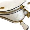 Guess Compact Leather NOELLE Crossbody Camera Body Bag White Leather Women Used
