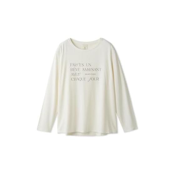 [Gelato Pique] Feminine Rayon Logo Long T-shirt PWCT254288 Women s