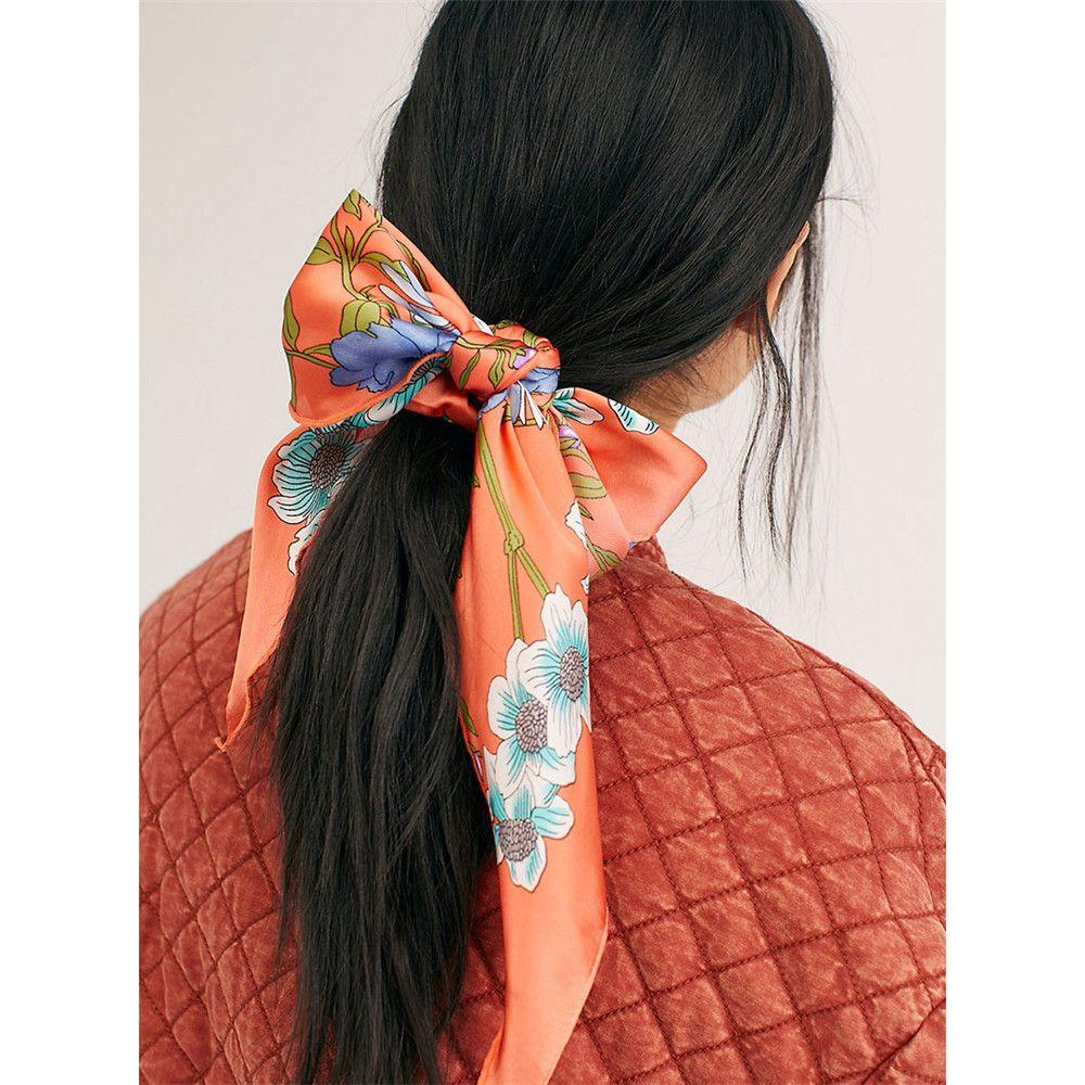 Flower Print Hair Accessories Hair Rope Ponytail Scarf Elastic Hair Bands  Hair Ties Scrunchies günstig kaufen — Preis, kostenloser Versand, echte  Bewertungen mit Fotos — Joom