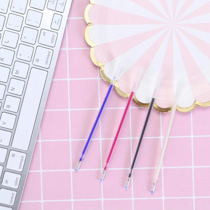 10Pcs/Set Heat Erasable Refill Pen High Temperature Disappearing Fabric Marker Pens Line Marking DIY Craft Sewing Accessories