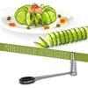 Vegetable Spiralizer Stainless Steel Zucchini Cutter Dishwasher Safe Handheld Kitchen Gadgets for Cucumber Carrot Food Make