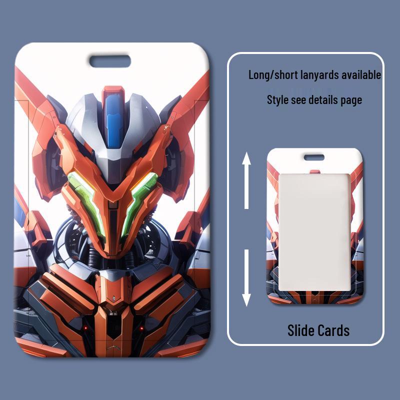 Gundam Sliding Cover ID & Badge Holder for Cards and Access Control