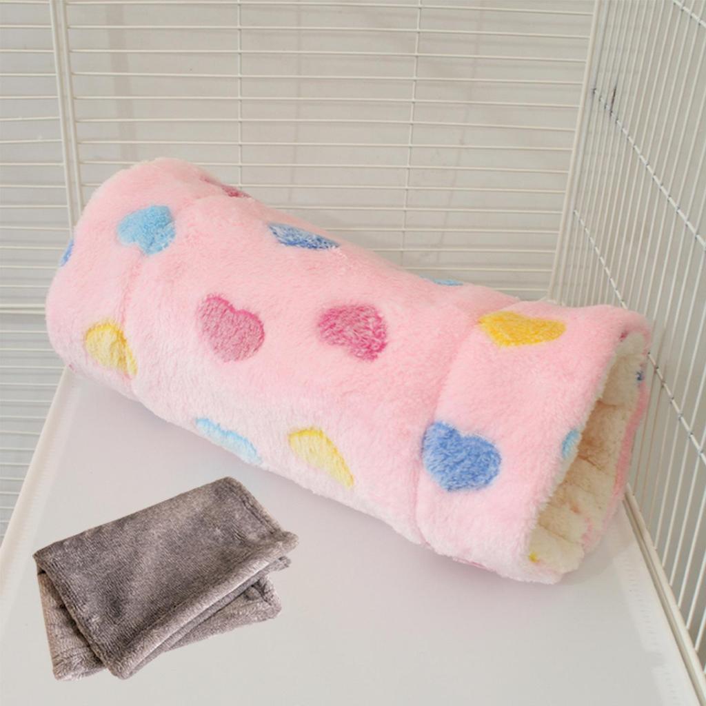 Small Pet Fleece Tunnel & Hammock: Hamster, Rat, Sugar Glider, Guinea Pig Hideout & Bed