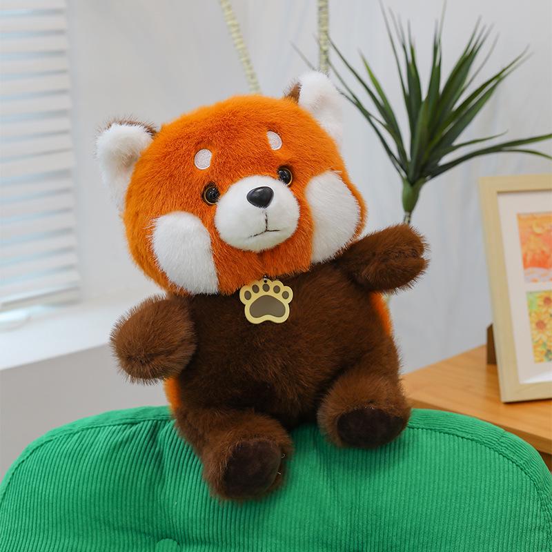 Cross-Border Raccoon Plush Toy - Soft & Cute Bear Pillow for Kids' Birthday