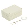 LeMotech Waterproof Dustproof IP65 ABS Plastic Junction Box Universal Electric Project Enclosure Pale Gray 3.3 X 2.3 X 1.3 Inch (83 X 58 X 33 Mm)