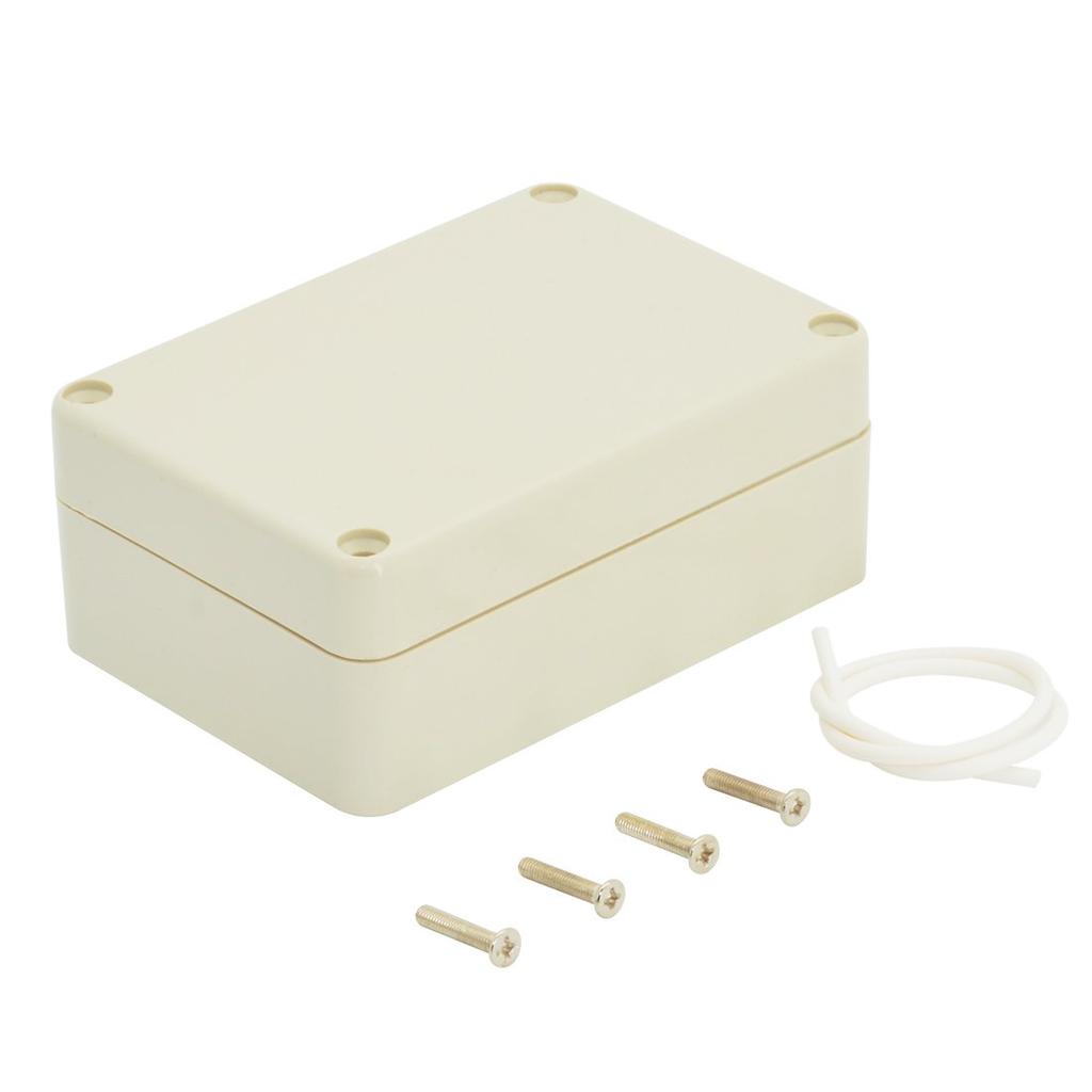 LeMotech Waterproof Dustproof IP65 ABS Plastic Junction Box Universal Electric Project Enclosure Pale Gray 3.3 X 2.3 X 1.3 Inch (83 X 58 X 33 Mm)